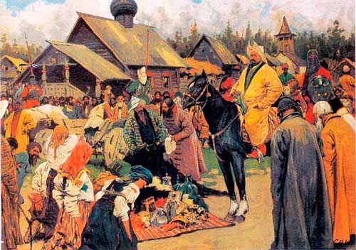 Сбор дани.