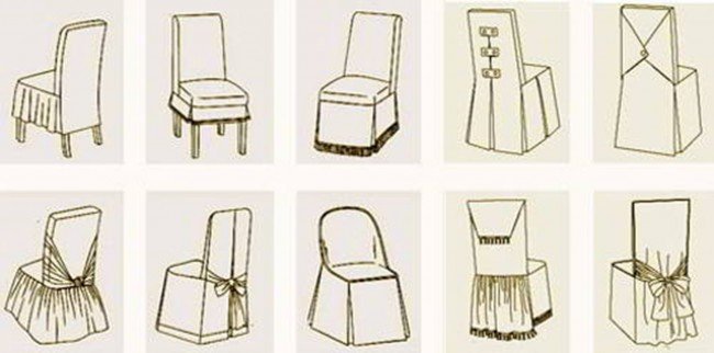 украшение стульев