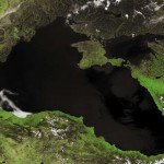 вид на Черное море из космоса