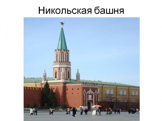 Твердыня -  Никольская башня Кремля