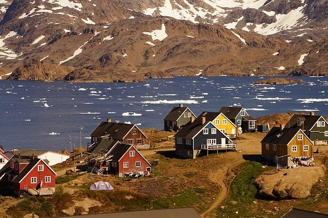 Домики в Гренландии