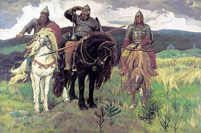 картина Богатыри.