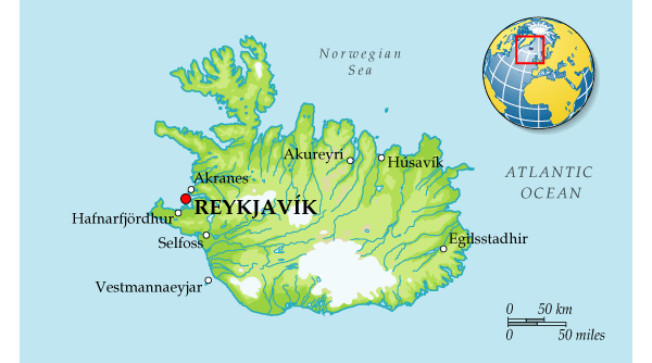 Исландия - место на карте