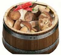 деревянная бочка для засолки грибов