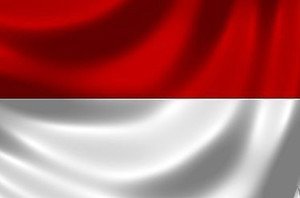 Флаг Индонезии и Монако