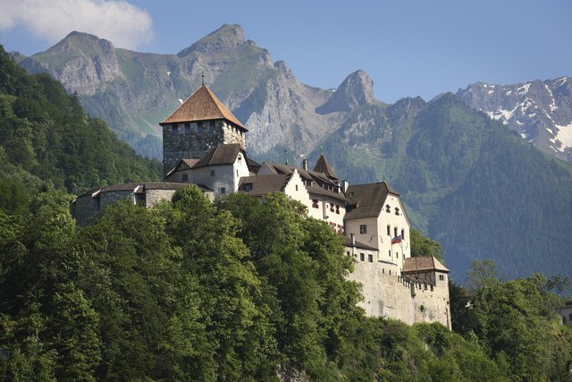 Замок в столице Лихтенштейна