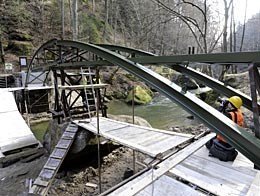 украденный мост в Чехии