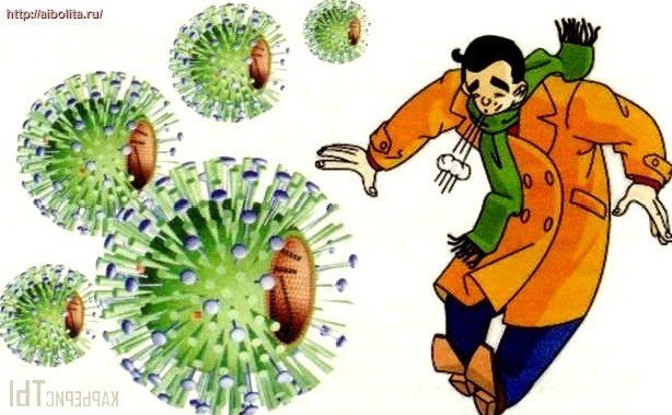 грипп нападает