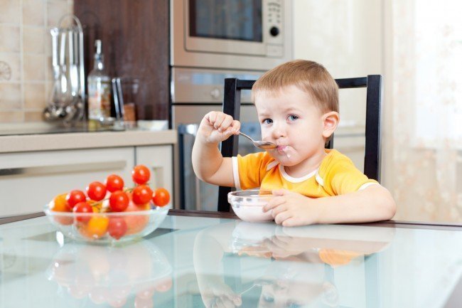 ребенок и правильные продукты питания