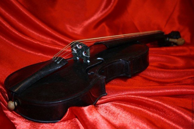 Из чего был взял камень для изготовления скрипки "Черный дрозд"?