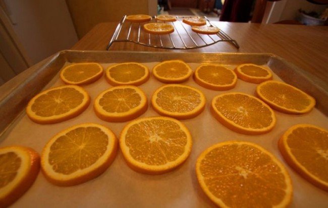 сушка апельсинов