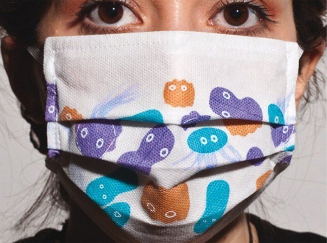 маска от гриппа, как выглядит