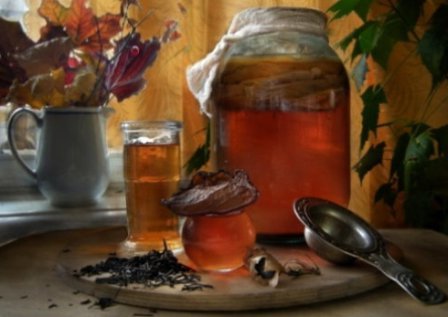 Как првильно пить напиток из чайного гриба?