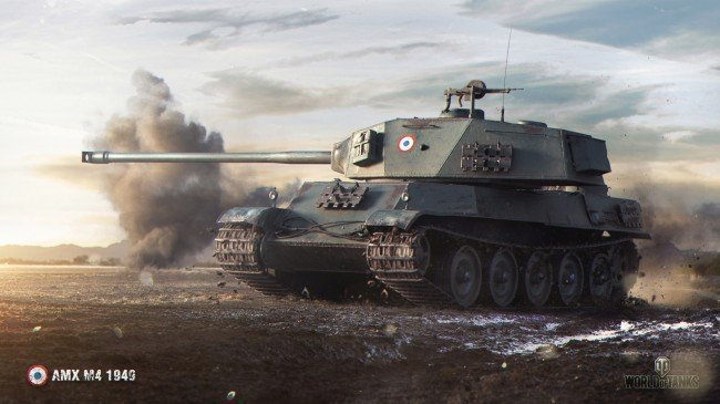 AMX M4 mle. 49 тяжелый танк Франции