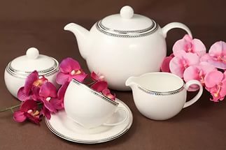 чайный сервиз - подарок на Серебряную свадьбу родителей