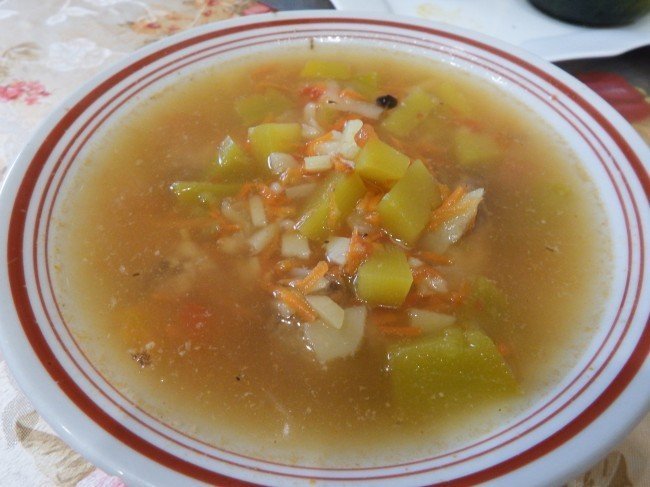 суп с тыквой