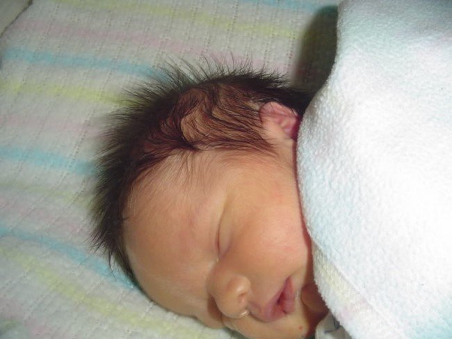 Волосы новорожденного