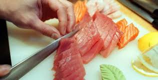 рыба - основной ингредиент суши