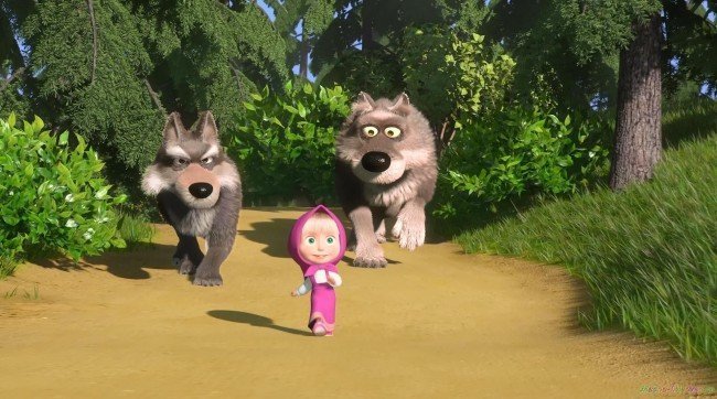 Маша и два волка