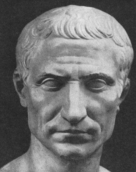 Согласно Плутарху, отдав приказ войскам переправляться через Рубикон, Цезарь сказал: "Жребий брошен".