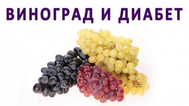 можно ли кушать виноград при диабете 1 и 2 типа, почему