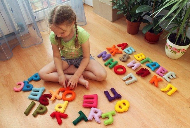 учим буквы с детьми