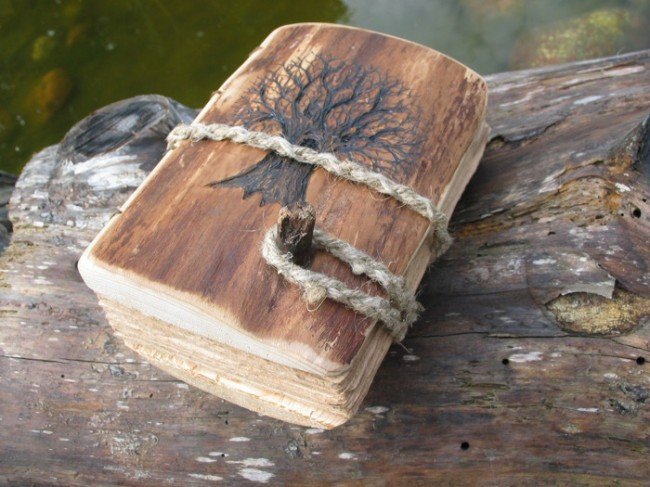деревянные книги