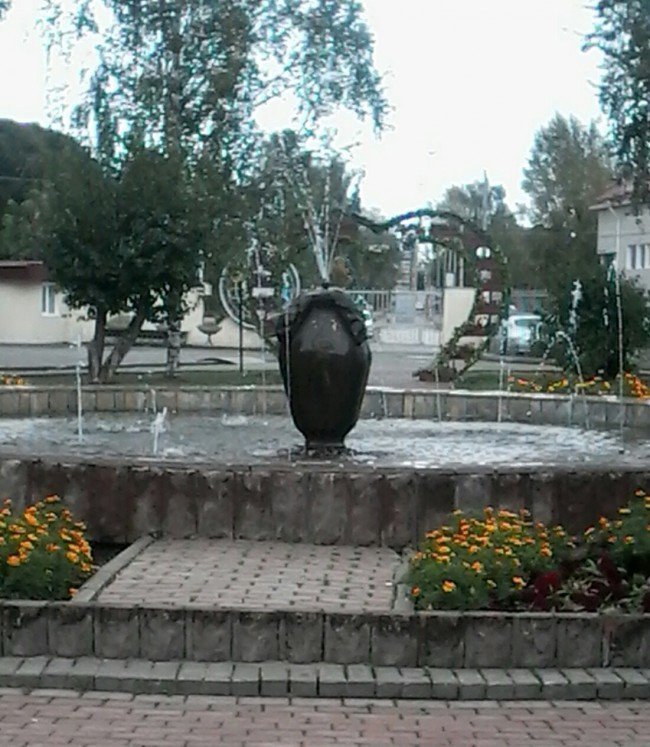 фонтаны на территории курорта