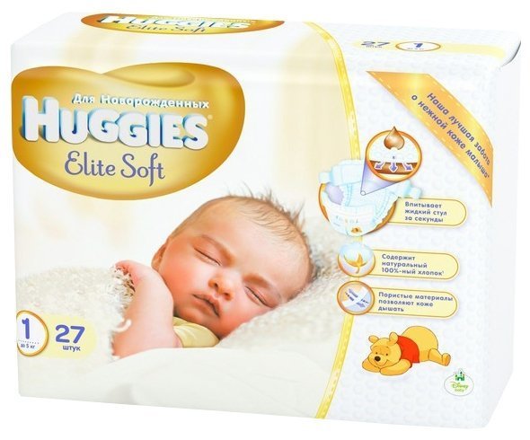 подгузники Huggies Elite Soft